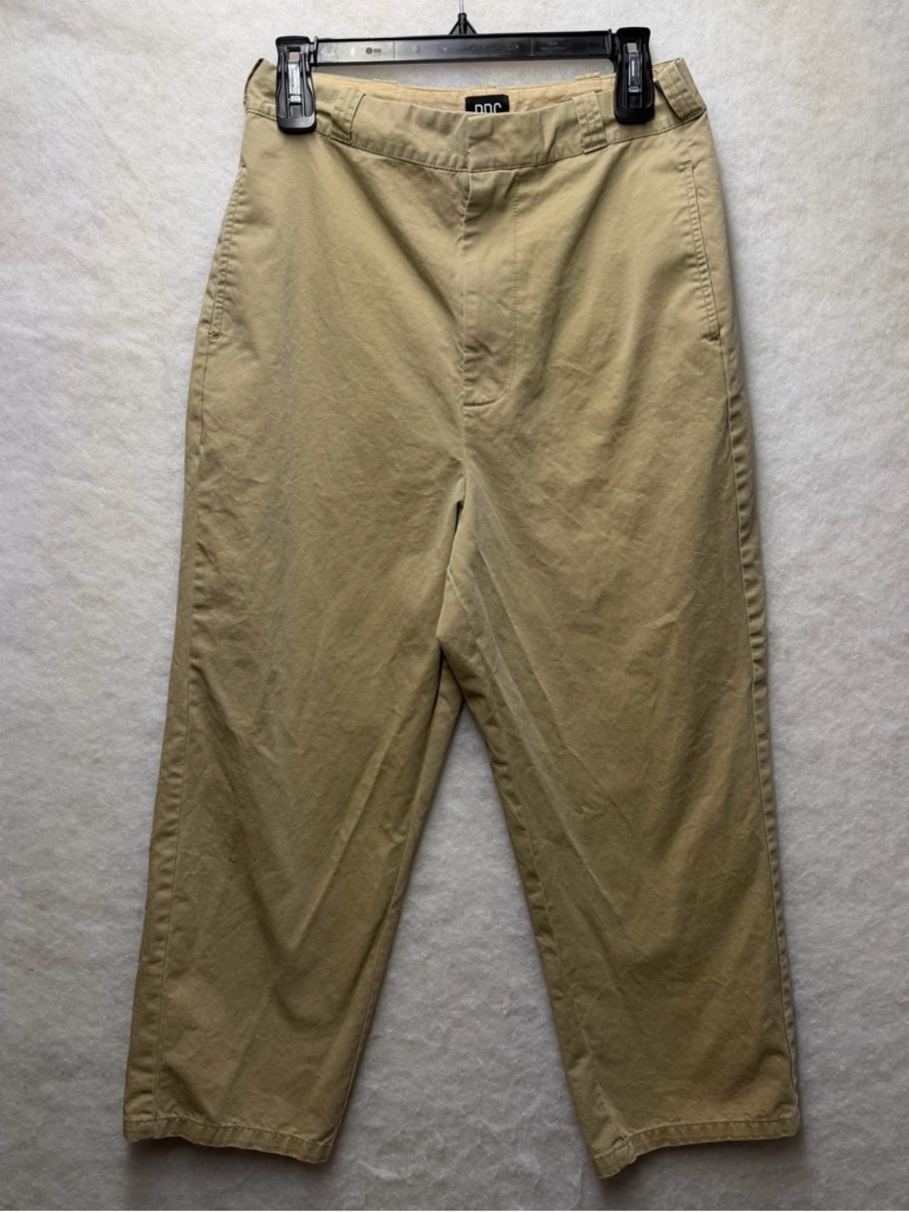 BDG Urban Outfitters High Rise Barrel Leg Khaki Chino Pants 100% Cotton Size 8